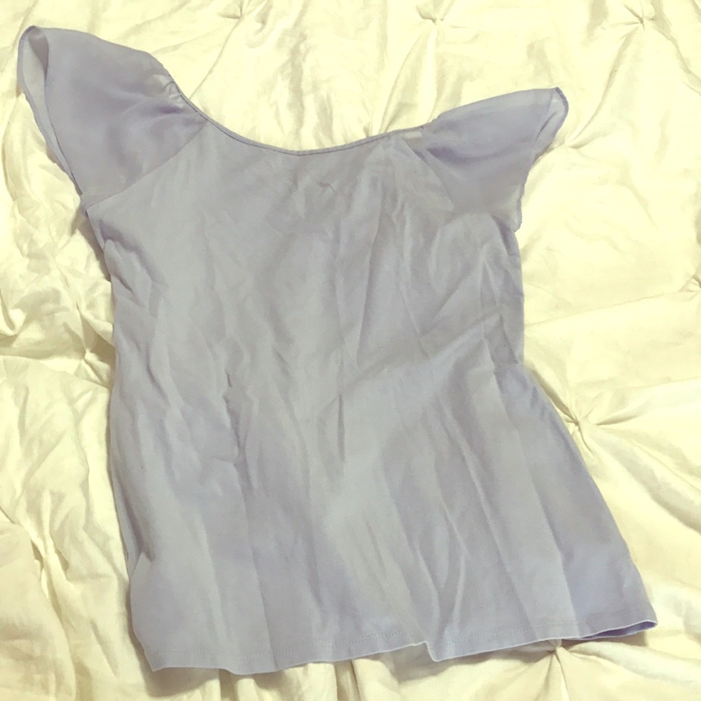 Express purple short sleeve top